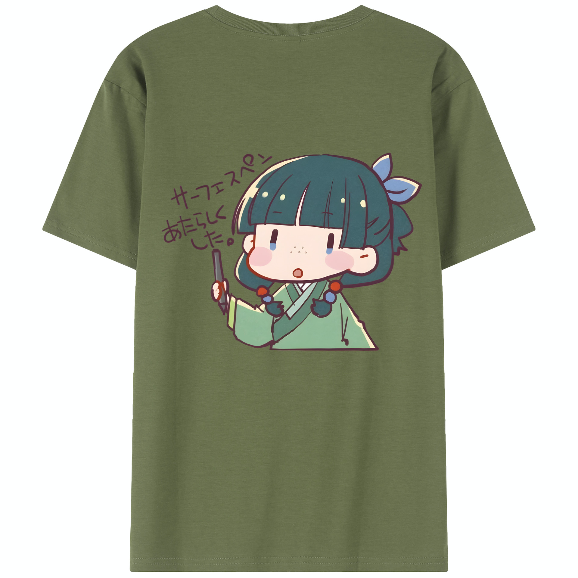 （画像用） 薬屋のひとりごと The Apothecary Diaries 綿100％半袖Tシャツ（背面プリント）